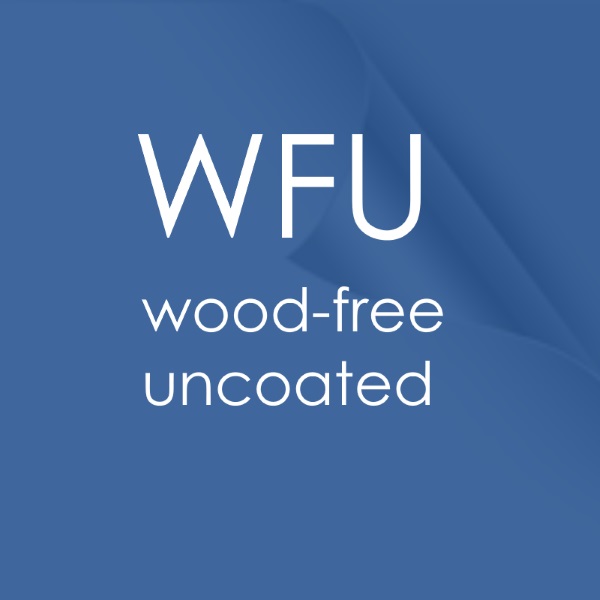WFU wood-free uncoated white